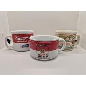 3 Vintage Campbells Cups 90s